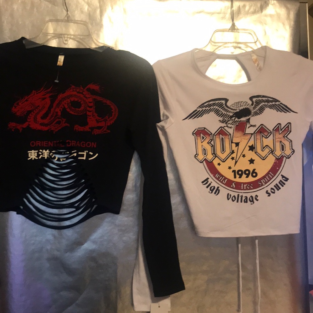 2 occasion crop tops